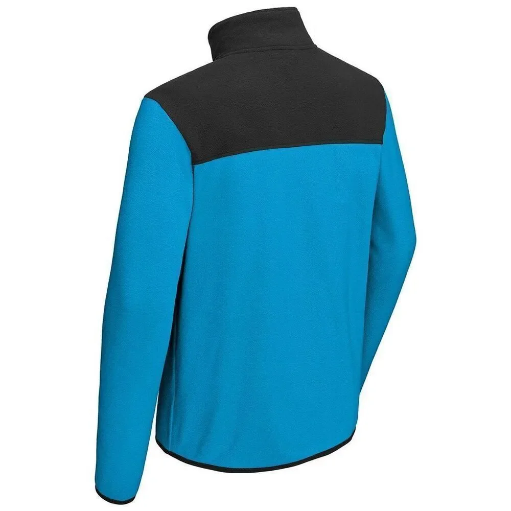 The North Face Blue Black Hero 1/4‎ Zip Fleece Large